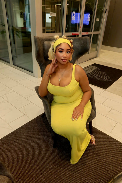 Golden Mango Maxi Skirt Set